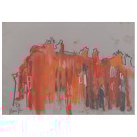 Image 1 of Airlie Street - Soft Pastels and Charcoal on Paper 