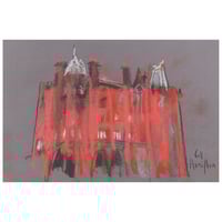 Image 1 of Water Row - Soft Pastels and Charcoal on Paper 