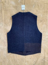 Image 3 of 45R (45rpm) AI INDIGO COTTON TWEED VEST