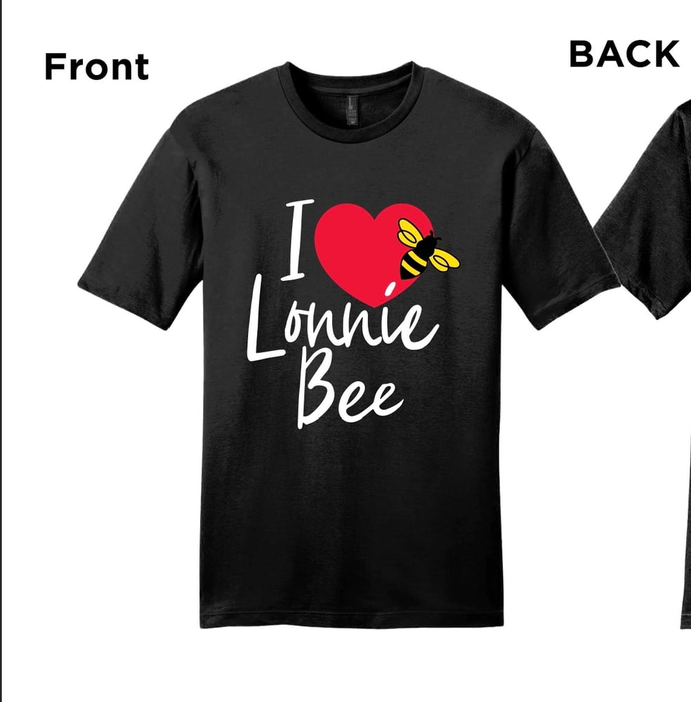 Image of g Lonnie Bee's "I Love Lonnie Bee" T-shirt