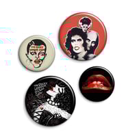Image 1 of Rocky Horror Picture Show badge set
