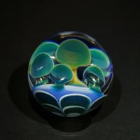 Image 2 of Six Mushroom Cluster Sparkle Green Marble