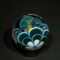 Image 6 of Six Mushroom Cluster Sparkle Green Marble