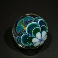 Image 7 of Six Mushroom Cluster Sparkle Green Marble
