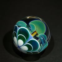 Image 13 of Six Mushroom Cluster Sparkle Green Marble