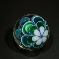 Image 8 of Six Mushroom Cluster Sparkle Green Marble