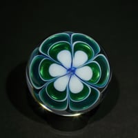 Image 10 of Six Mushroom Cluster Sparkle Green Marble