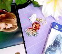 Image 2 of Final Fantasy VII [Keychain + Sticker & Bookmark]