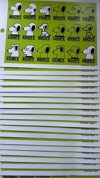 Image 3 of NOPEY signed uncut production sheet by Jason Sturgill (5th ed.)