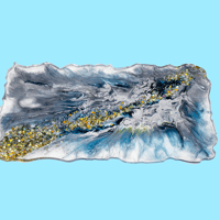 Image 1 of Blue Cloud Tray