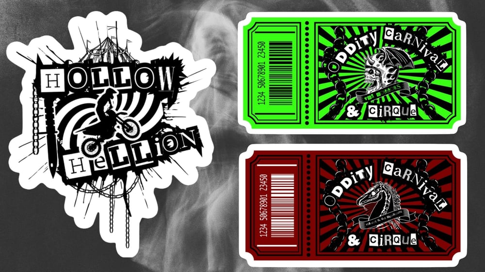 Image of Officially licensed Jodie King The hollows 9 vinyl sticker pack 