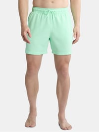 Image 1 of Men's versatile chill and swim shorts, Icy green!