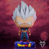 Image 1 of GOD OF DESTRUCTION VEGETA ULTRA INSTINCT DRAGON BALL SUPER CUSTOM FUNKO POP