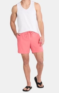 Image 1 of Men's versatile Shorts Surf and Turf Coral!