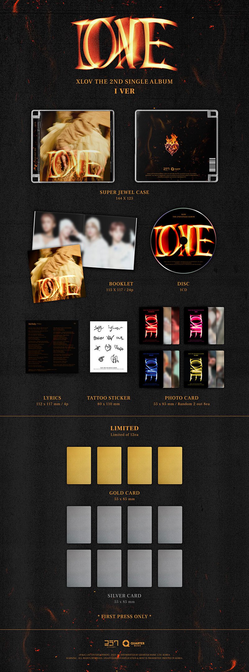 Image of [PRE-ORDER] XLOV ‘I ONE’