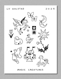 Magic Creatures // Downloadable flash sheet