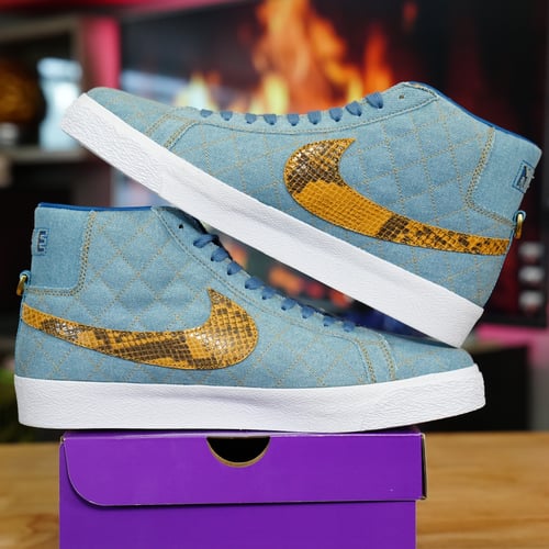 Image of Nike SB x Supeme Blazer Mid QS Denim