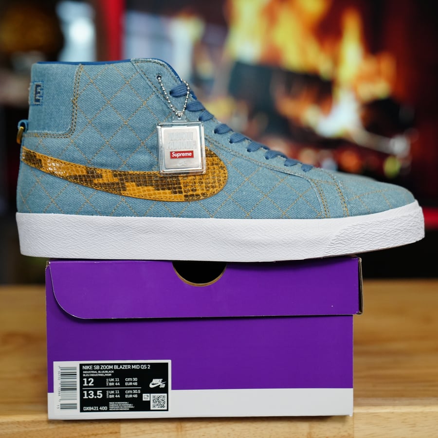 Image of Nike SB x Supeme Blazer Mid QS Denim