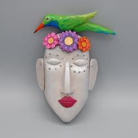 Image 1 of 🔴SOLD-Hummingbird Flower Moon