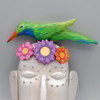 Image 2 of 🔴SOLD-Hummingbird Flower Moon