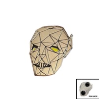 DEFORMR Mirror Mask Enamel Pin