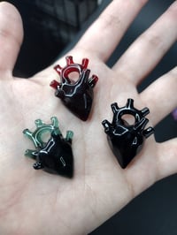 Image 3 of SMALL CRYSTAL ANATOMICAL HEARTS 