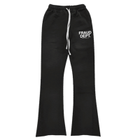 FRAUD DEPT Flare Sweats (Black)