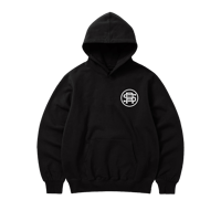 Image 1 of RS STAMP Hooded Sweater (Black)