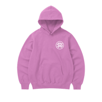 Image 1 of RS STAMP Hooded Sweater (Pink)