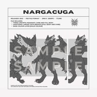 NARGACUGA LINEART TEMPLATE