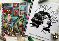 Image 1 of Coloring Books - Girls and Frogs