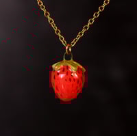 Image 1 of Ripe Strawberry Necklace