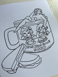 Image 10 of Coloring Books - Girls and Frogs