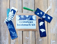 DIY cyanotype sun print bookmark kit