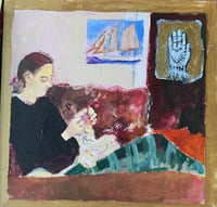 Girl Knitting