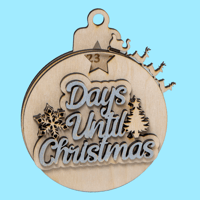 Image 1 of Christmas Countdown  Ornament