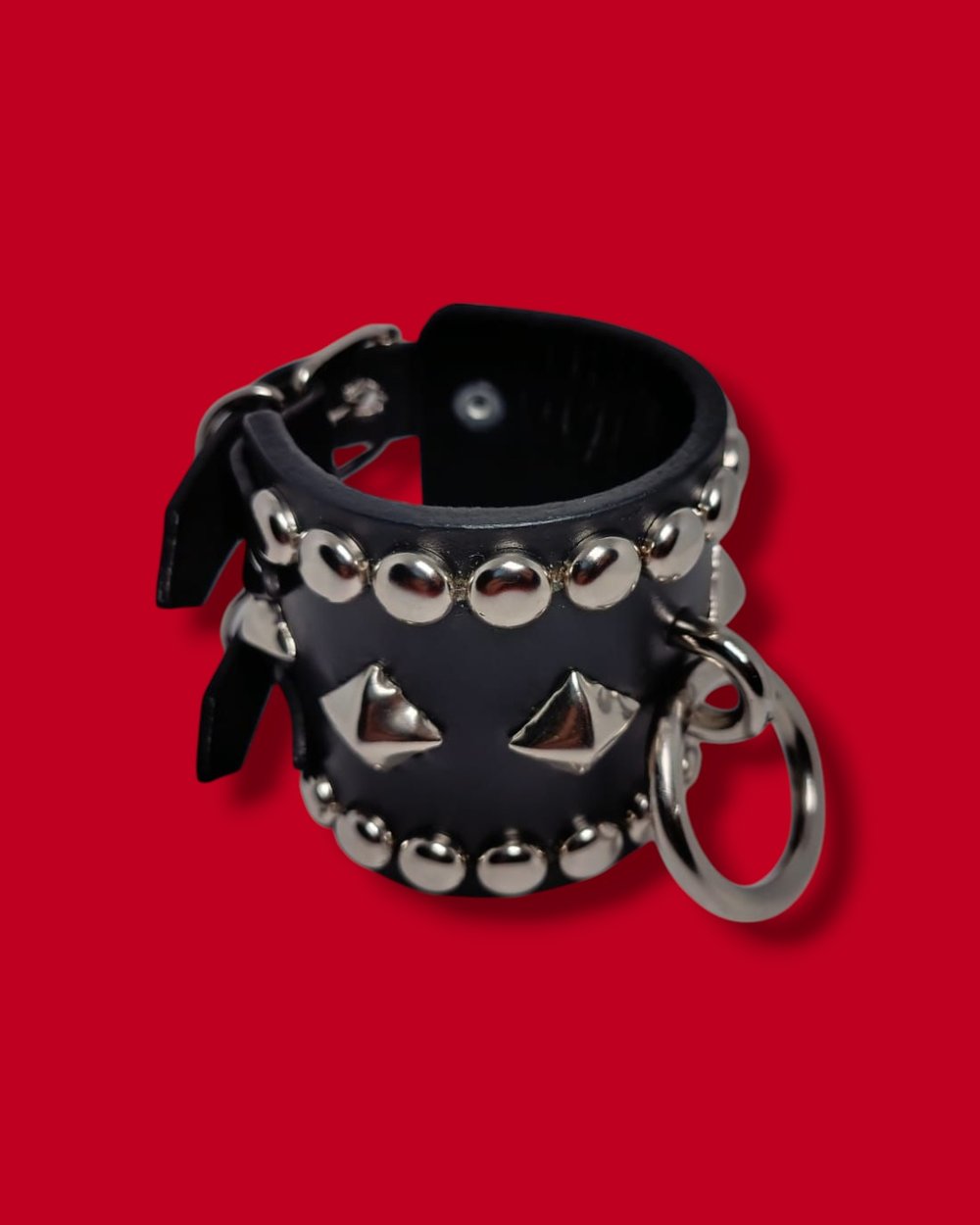 Leather Cuff with O-Ring