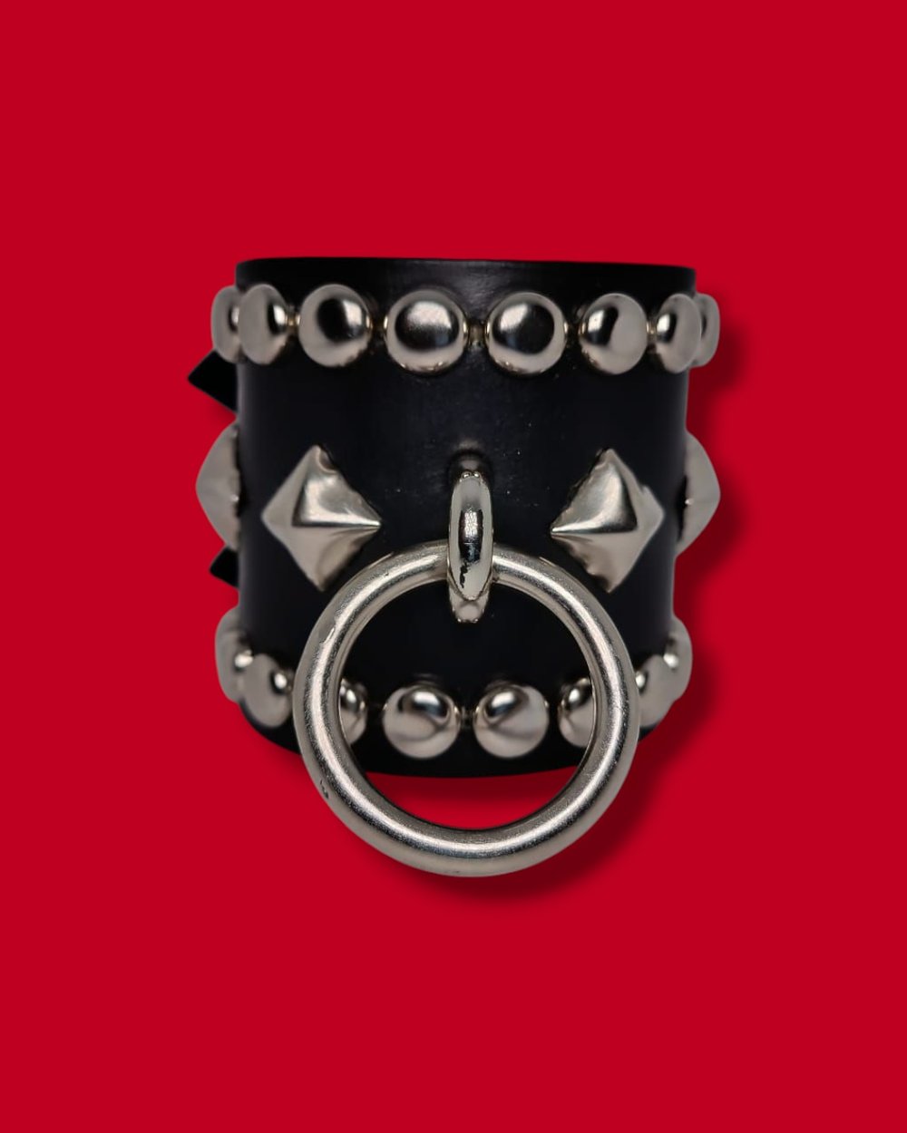 Leather Cuff with O-Ring