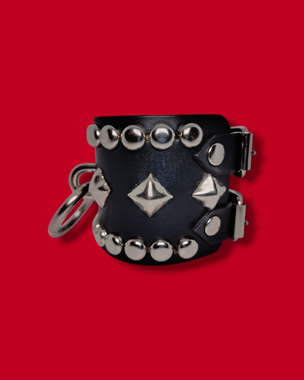 Leather Cuff with O-Ring