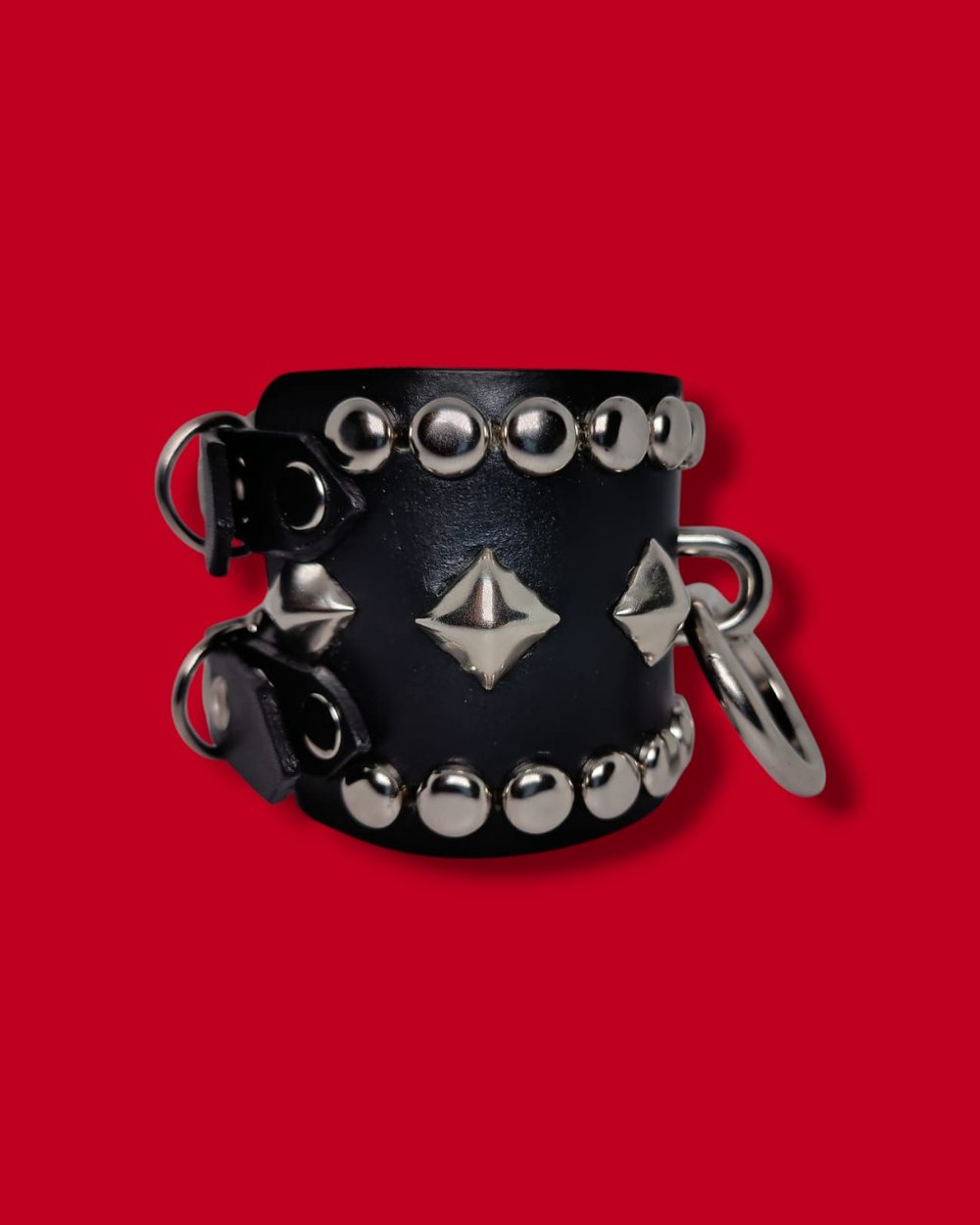 Leather Cuff with O-Ring
