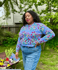 Image 1 of Super Bloom Track Top