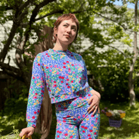 Image 3 of Super Bloom Track Top