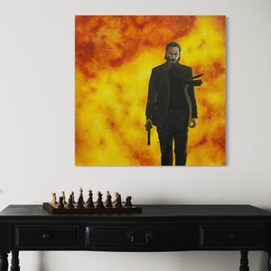 Image of ALL GUNS BLAZING - ORIGINAL PAINTING