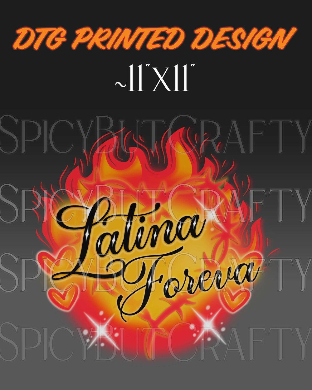 Image of PRE-SALE LATINA FOREVA FLAMES T SHIRT
