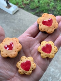 Image 3 of 2 Cookie magnets, Polymer clay magnets, Fridge magnets