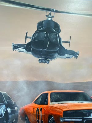 Image of RETRO RIDES - ORIGINAL PAINTING