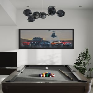 Image of RETRO RIDES - ORIGINAL PAINTING