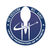 U.S.S. Excelsior Mission Sticker