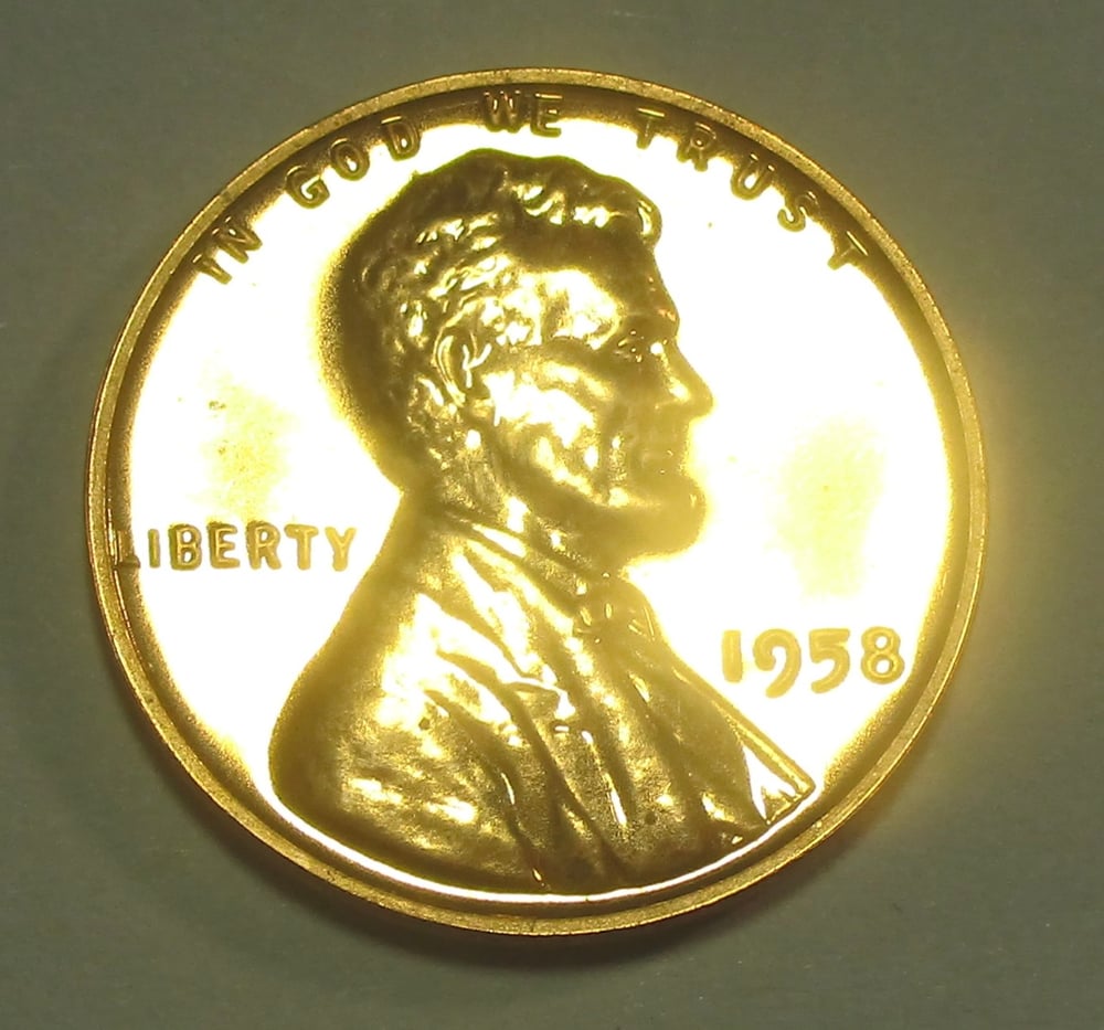 1958 GEM RED PROOF LINCOLN CENT--SEE THE SEVERAL LISTED