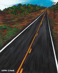 Image 1 of 'Clear My Mind' - Acrylic on Canvas Panel, 8x10 Framed